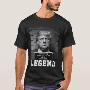 T-shirt Trump 2024 Mugshot Président Legend Take America B