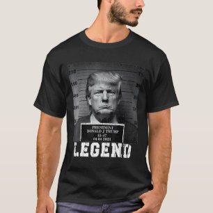 T-shirt Trump 2024 Mugshot Président Légende