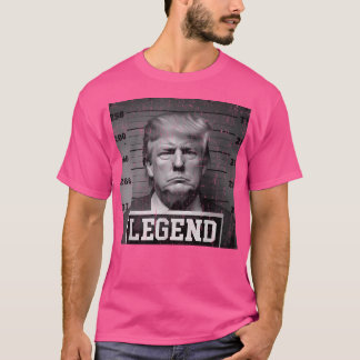 T-shirt Trump 2024 Mugshot Président Légende