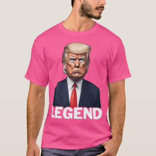 T-shirt Trump 2024 Mugshot Président Légende