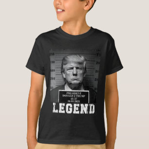 T-shirt Trump 2024 Mugshot Président Légende