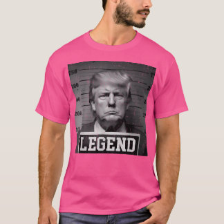 T-shirt Trump 2024 Mugshot Président Légende