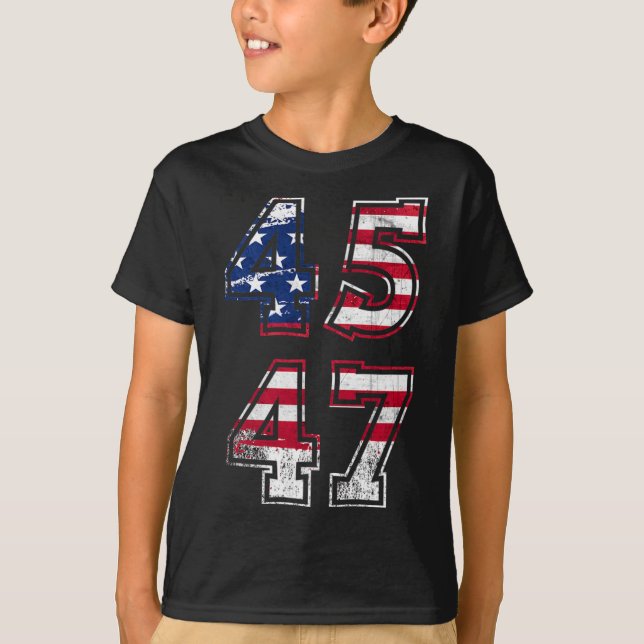 T-shirt Trump 2024 pour le président (Devant)