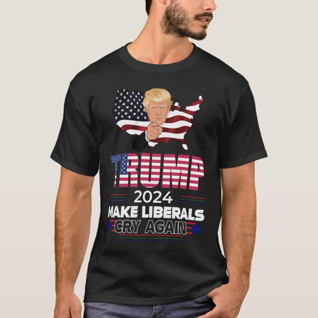 T-shirt Trump 2024 rassure l'Amérique (Devant)