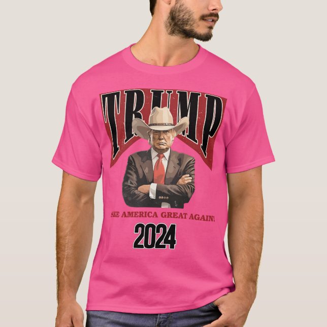 T-shirt Trump 2024 : Reprendre l'Amérique (Devant)