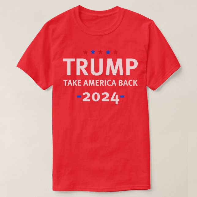 T-shirt Trump 2024 Reprendre l'Amérique (22) (Design devant)