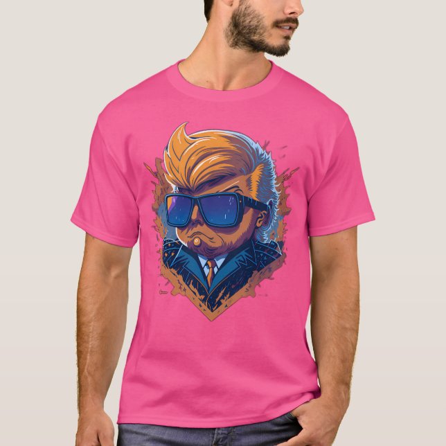 T-shirt Trump 2024 Satire - Parodie Transformative Pour Po (Devant)
