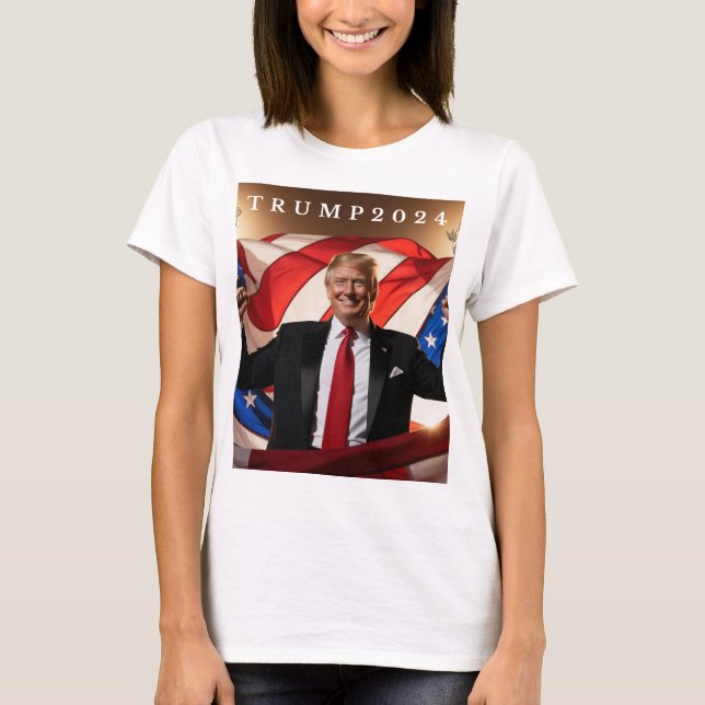 T-shirt "Trump 2024 Vision : audacieuse et fière (Devant)