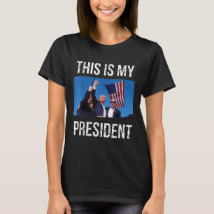T-shirt Trump 2024 Voici Mon Président