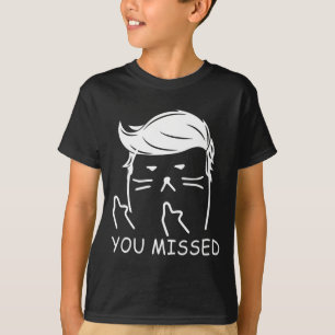 T-shirt Trump 2025 Chat Drôle Vous avez Raté