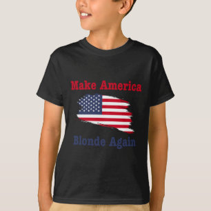 T-shirt Trump 2025 : l'Amérique à nouveau blonde