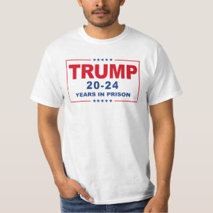 T-shirt TRUMP 20 - 24 ans de prison - Anti-Trump