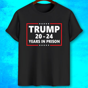 T-shirt Trump 20 - 24 ans en prison - drôle anti-trompe