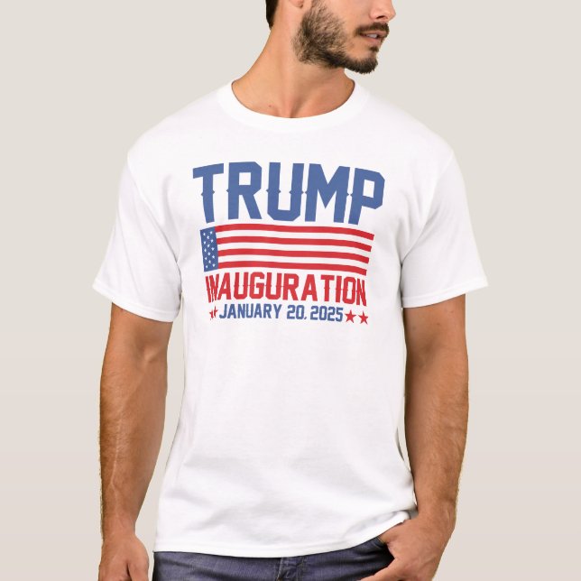 T-shirt Trump 47e inauguration 2025 (Devant)