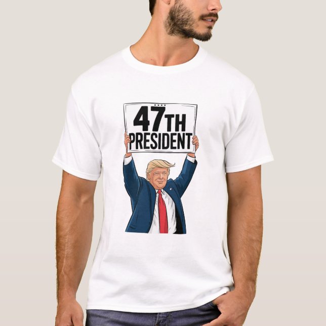 T-shirt Trump 47e président (Devant)