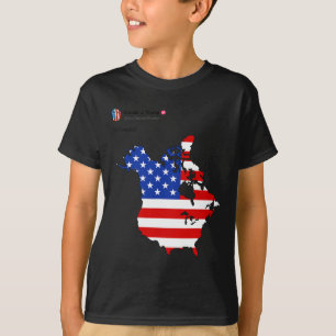 T-shirt Trump 51 États D'Amérique Canada États-Unis Drapea