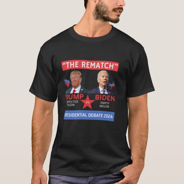 T-shirt Trump a condamné Felon Biden Empty Melon President (Devant)