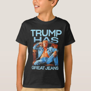 T-shirt Trump A De Grands Jeans Drôle Humour Politique Don