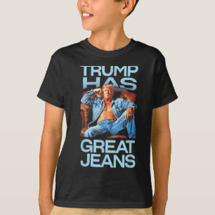 T-shirt Trump A De Grands Jeans Drôle Humour Politique Don