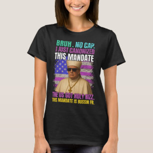 T-shirt Trump A Éclairé Trump Comme Pape Républicain De L'