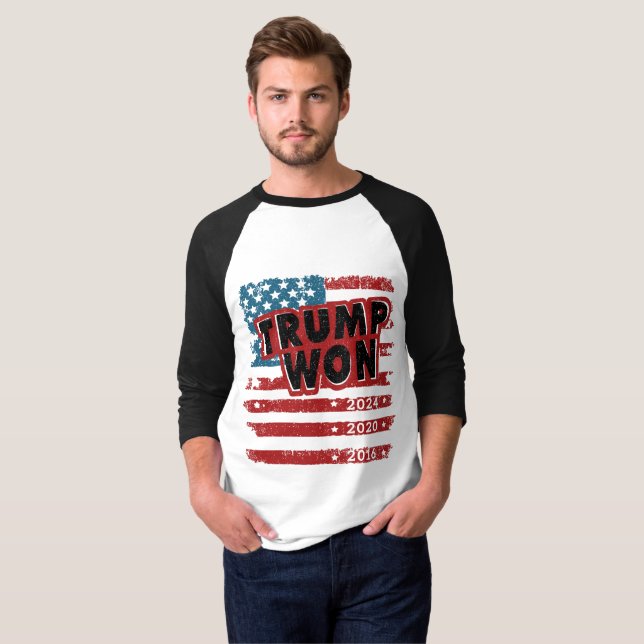 T-shirt Trump a gagné 2024 (Devant entier)