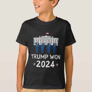 T-shirt Trump a gagné 2025 Trump danse à la Maison Blanche