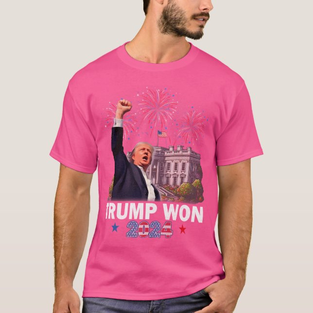 T-shirt Trump A Gagné Le 47E Président De La Maison Blanch (Devant)