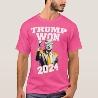 T-shirt Trump A Gagné - Trump Pour Le Président 2024