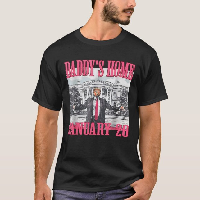 T-shirt Trump à la maison de papa (Devant)