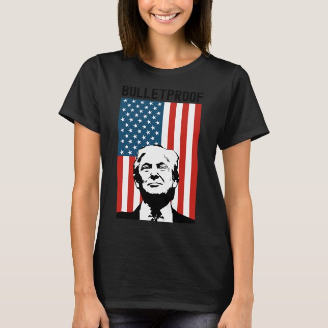 T-shirt Trump à l'épreuve des balles (Devant)
