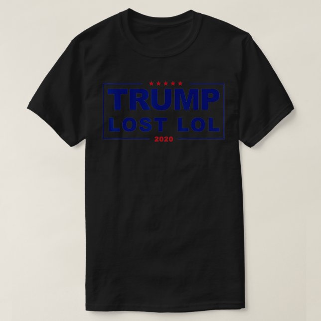 T-shirt Trump a perdu lol (Design devant)