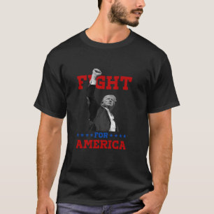 T-shirt Trump a tiré Trump en guerre contre l'Amérique