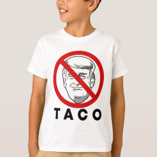 T-shirt Trump abandonne toujours Funny Taco Joke Rétro St