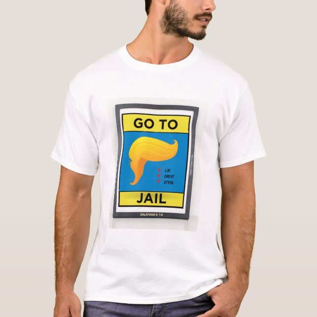 T-shirt Trump | Aller À La Prison (Devant)