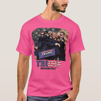 T-shirt Trump Amérique d'abord