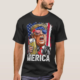T-shirt Trump Amérique : l'Amérique 4 juillet à nouveau sa