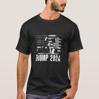 T-shirt Trump Attaque Trump 2024 À L'Assassinat De Trump À