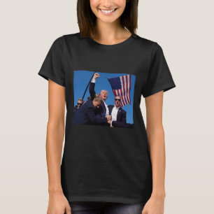 T-shirt Trump Attaque Trump Contre Trump Lutte Pour L'Amér