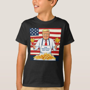 T-shirt Trump au service de Mcdonalds Fries