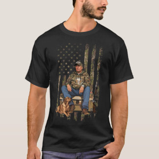 T-shirt Trump avec canard canard sauvagine chasse Camo Pré