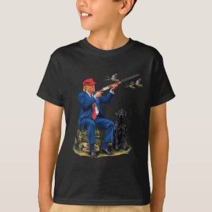 T-shirt Trump avec canard canard sauvagine chasse Camo Pré
