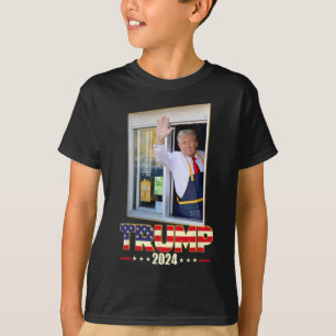 T-shirt Trump avec l'ouvrier Mc Donald Trump Vote pour Tru