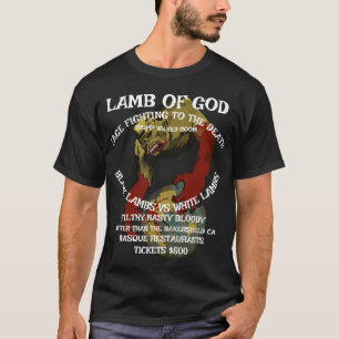 T-SHIRT TRUMP BL LAGNES NOIRS VS LAGNES BLANCS COMBATS EN