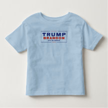T-shirt Trump Brandon 2024™ Election Blue Toddler