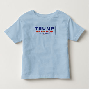 T-shirt Trump Brandon 2024™ Election Blue Toddler