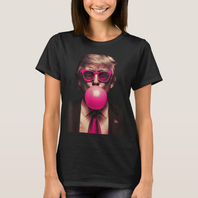 T-shirt Trump Bubble Gum Funny 1 (Devant)