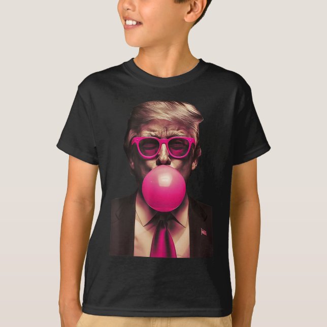 T-shirt Trump Bubble Gum Funny 1 (Devant)