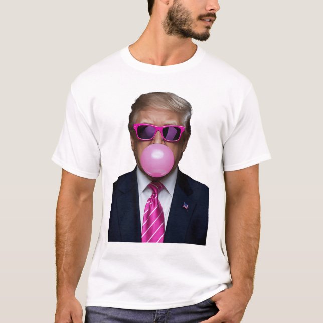 T-shirt Trump Buble Gum Rose (Devant)
