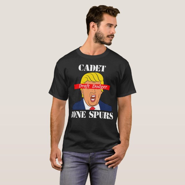 T-shirt Trump Cadet Bone aiguise la jupe du grand livre (Devant entier)