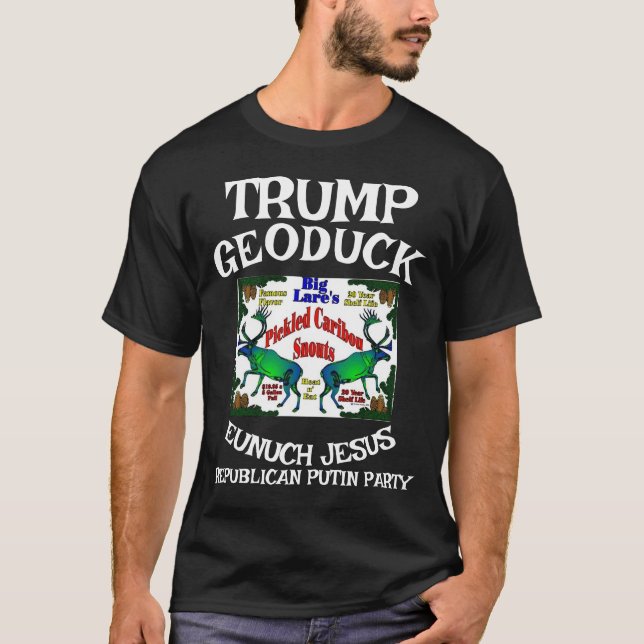 T-shirt Trump Caribou Snouts Geoduck Jesus Républicain WH (Devant)
